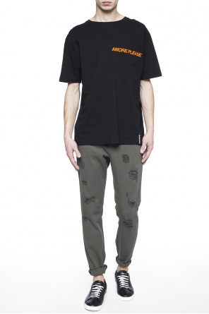 Trousers with holes, zdjęcie 2 Trousers with holes od Versace Versus